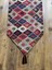 Kilim Desen Duck Keten Runner ve 6'lı Siyah Supla Seti 3