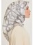 Armine Ipek Eşarp 2025 Kış - 9203-86 Açık Gümüş Twill 2
