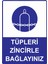 Tüpleri Zincirle Bağlayınız Uyarı Levhası Etiket 25X35 cm 1