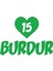 Kalpli 15 Burdur Araba Sticker 17X17 cm Yeşil 1