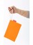Baghashtag Turuncu Clutch Bez Çanta 2