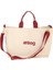 Baghashtag #bagseries Bordo Kanvas Tote Çanta 1