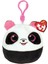 Ty Squishy Beanies Peluş Panda Anahtarlık Bamboo 1