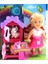 Cute Doll Mini Bebek Tavşanlı ve Iki Katlı Kulübe Oyun Seti 3