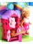 Cute Doll Mini Bebek Tavşanlı ve Iki Katlı Kulübe Oyun Seti 4