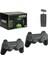 4K Game Stick Oyun Konsolu 2.4g Kablosuz Çift Kol Nostaljik Oyunlar 2