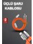 120W Hızlı Şarj Kablosu Turuncu Yüksek Güç Kapasitesi Çoklu Şarj Girişi 1