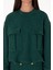 Kadın Koyu Yeşil Sweatshirt 50292442-VR079 6