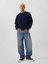 Erkek Mavi Baggy Jean Pantolon 1