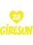 Kalpli 28 Giresun Araba Sticker 17X17 cm Sarı 1