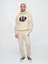 Erkek Krem Vintagesoft Oversize Gap Logo Kapüşonlu Sweatshirt 2