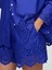 Kadın Koyu Mavi Poplin Big Gömlek 3