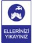 Ellerinizi Yıkayınız Uyarı Levhası Dekota 25X35 cm 1