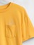 Erkek Çocuk Sarı Cepli Grafik T-Shirt 2