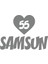 Kalpli 55 Samsun Araba Sticker 17X17 cm Gri 1