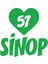 Kalpli 57 Sinop Araba Sticker 17X17 cm Yeşil 1