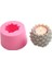 6cm Kozalak Tealight Mumluk Silikon Kalıp K-402 1