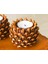 6cm Kozalak Tealight Mumluk Silikon Kalıp K-402 8