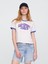Kadın Beyaz Gap Logo T-Shirt 1