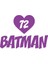 Kalpli 72 Batman Araba Sticker 17X17 cm Mor 1