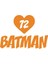 Kalpli 72 Batman Araba Sticker 17X17 cm Turuncu 1