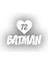 Kalpli 72 Batman Araba Sticker 17X17 cm Beyaz 1