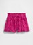 Kız Çocuk Koyu Pembe Örme Şort 1