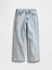 Kız Çocuk Açık Mavi Wide Leg Jean Pantolon 1
