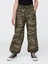 Kız Çocuk Siyah Baskılı Poplin Baggy Jogger Pantolon 5