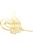 Osmanlı Tuğra Araba Sticker 17X17 cm Gold 1