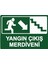 Yangın Çıkış Merdiveni Uyarı Levhası Etiket 25X35 cm 1