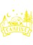 Camping Araba Sticker 17X17 cm Sarı 1