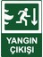 Yangın Çıkışı Uyarı Levhası Pvc 25X35 cm 1