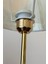 Royal Gold Metal Ayaklı Abajur Krem Hasır Kaplama Başlık Yatak Odası Abajur Salon Masa Lambası 3