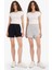Regular Fit Beli Lastikli Basic Düz 2'li Şort F5592AX25SM 1