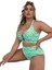 Yaz Büyük Beden Bikini Çizgili Baskılı Çok Renkli Iki Parçalı Yüksek Bel Külot Kadın Mayo Beden: 3xl (Yurt Dışından) 1