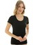 Kısa Kollu U Yaka Slim Fit Kadın Body T-Shirt 2038 1