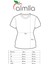Kısa Kollu U Yaka Slim Fit Kadın Body T-Shirt 2038 5