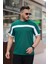 Erkek Şerit Detaylı Kısa Kollu T-Shirt 1