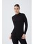 Balıkçı Yaka Uzun Kol Kadın Body T-Shirt 2047 1