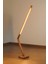 Dekoratif Ahşap Ayaklı Uzaktan Kumandalı Gün Işığı Neon LED 12V Köşe Lambader 130CM 3