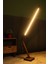 Dekoratif Ahşap Ayaklı Uzaktan Kumandalı Gün Işığı Neon LED 12V Köşe Lambader 130CM 4