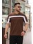 Erkek Şerit Detaylı Kısa Kollu T-Shirt 1