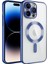 iPhone 14 Pro Max Kılıf Kenarları Renkli ve Magsafe Halkalı Şık Auraq Premium Silikon Şeffaf 1