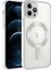 iPhone 13 Pro Max Kılıf Kenarları Renkli ve Magsafe Halkalı Şık Auraq Premium Silikon Şeffaf 1