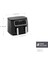 Air Pro Cook Duo Ev Yemeği Xxxl 4+4 Litre Airfryer Black Chrome 8 Kişilik 2