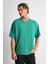 Alexandergardı V Yaka Oversize T-Shirt (E24-742A) 2