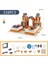 316PCS Mason Üç Boyutlu Mimari Kırmızı Mini Tuğla El Yapımı Ev Villa Model Oyuncak (Yurt Dışından) 1