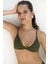 Bintang Ayarlanabilir Üçgen Haki Bikini Üstü 3