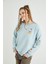 Lisanslı Baskılı Kalın Oversize Fit Sweatshirt 2